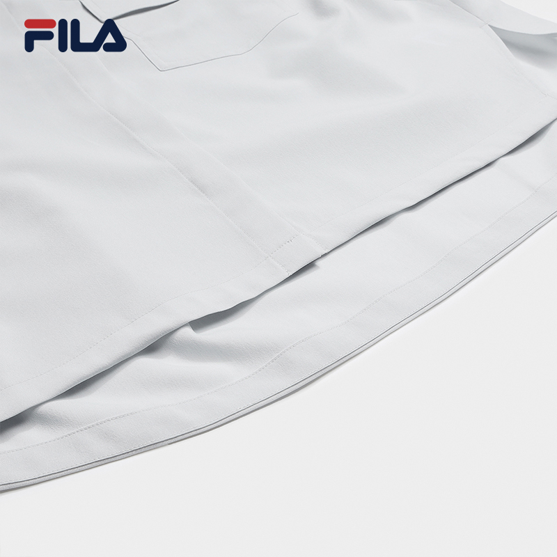 FILA WOMEN'S WHITE Woven Short Sleeve Shirt