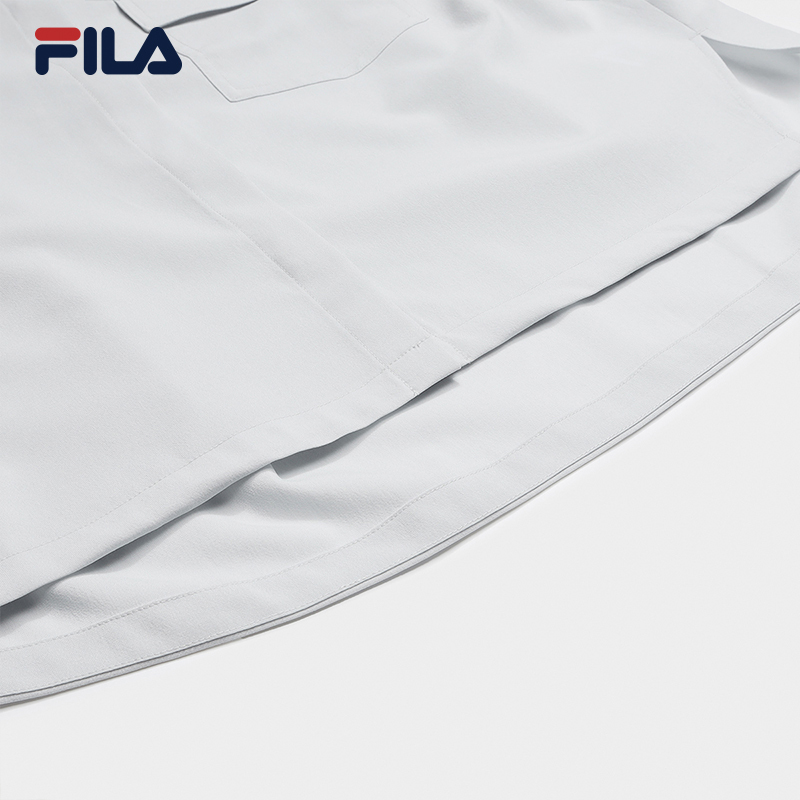 FILA WOMEN'S WHITE Woven Short Sleeve Shirt