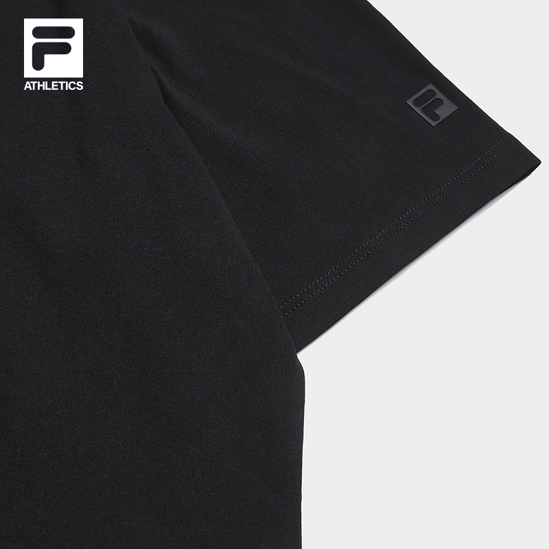 FILA MEN'S FITNESS Knitted Short Sleeve Top