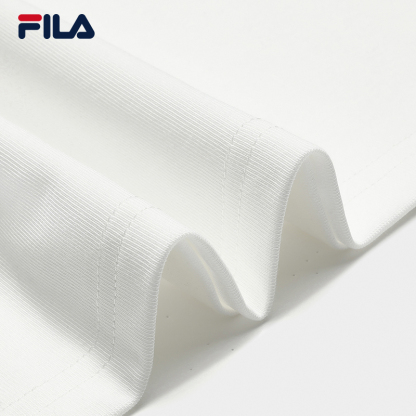 FILA CORE Men CNY Knitted Short Sleeve Top WHITE