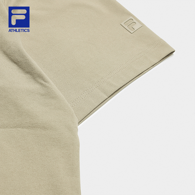 FILA MEN'S FITNESS Knitted Short Sleeve Top