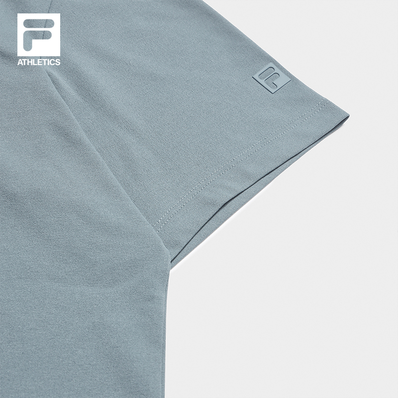 FILA MEN'S FITNESS Knitted Short Sleeve Top