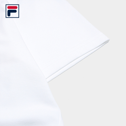 FILA CORE Men's TENNIS Short Sleeve Polo in White