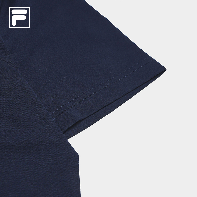 FILA CORE Men's TENNIS PERFORMANCE Short Sleeve T-Shirt in Dark Blue