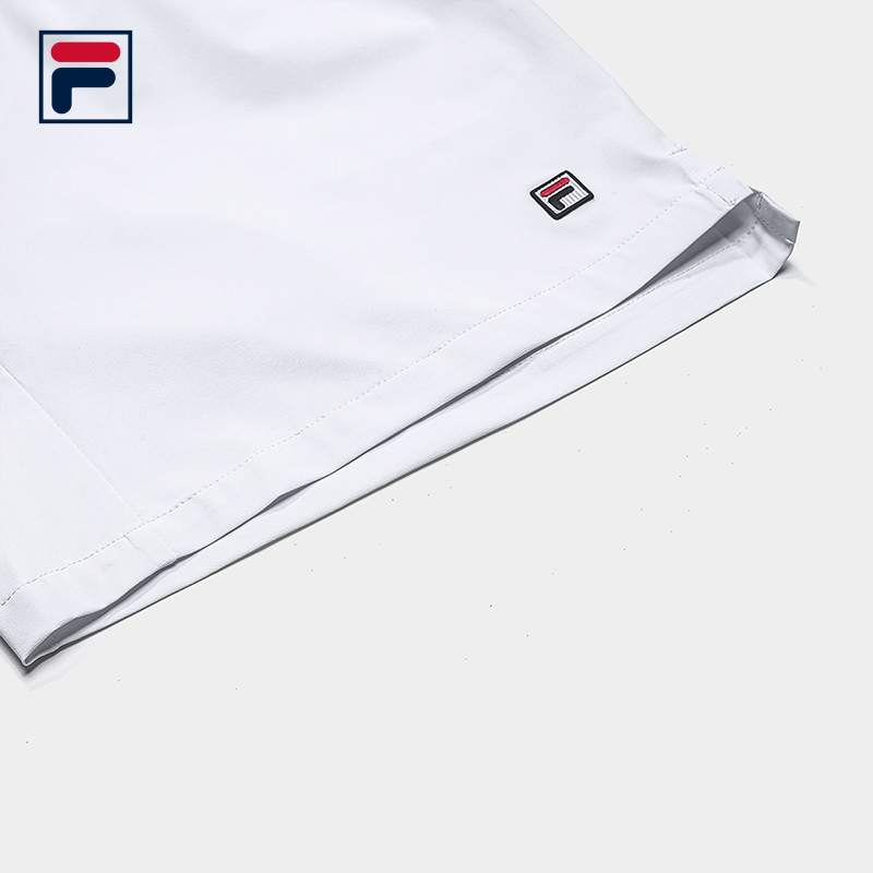 FILA CORE Men's TENNIS Woven MATCH Shorts in White