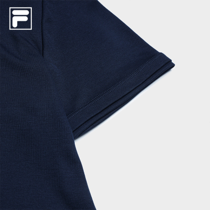 FILA CORE Women's TENNIS ATHLETICS Short Sleeve Top in Dark Blue