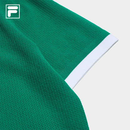 FILA CORE Women's TENNIS Premium Knit Top in Green