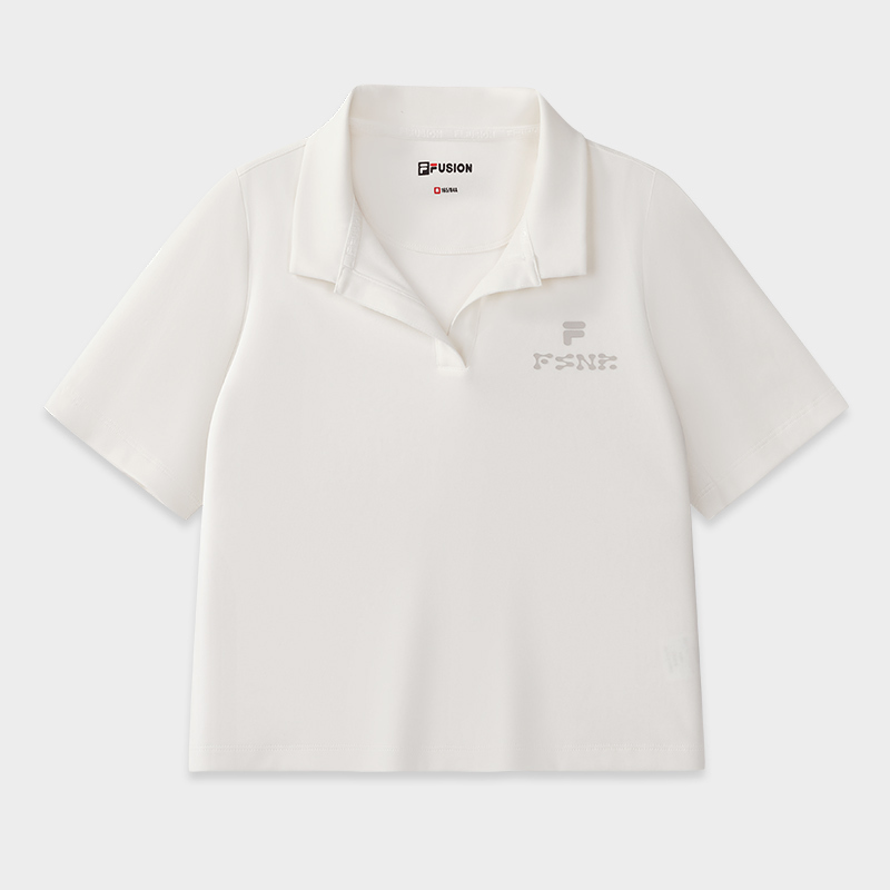 FILA FUSION LIFE FUSIONEER DOWNTOWN DRIFT Women Short Sleeve Polo (Violet / White)