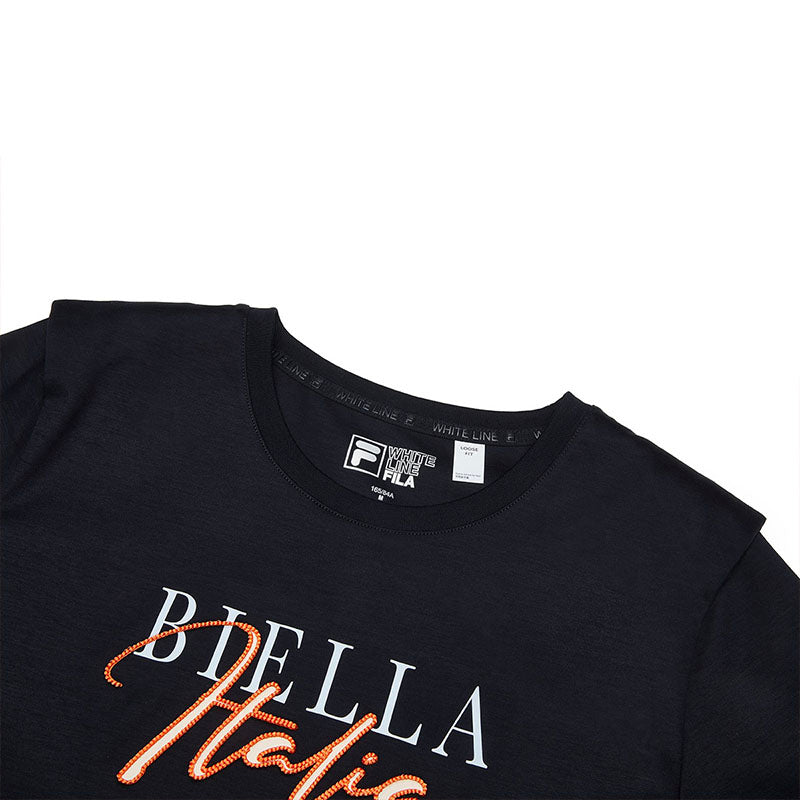 FILA CORE Women's WHITE LINE WHITE SPECIAL Short Sleeve Tee