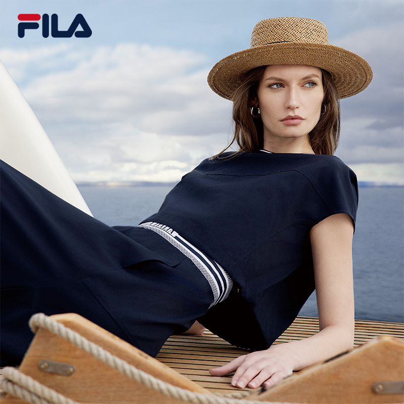 FILA CORE LIFESTYLE EMERALD SUMMER BREEZE Women 2 Piece Dress