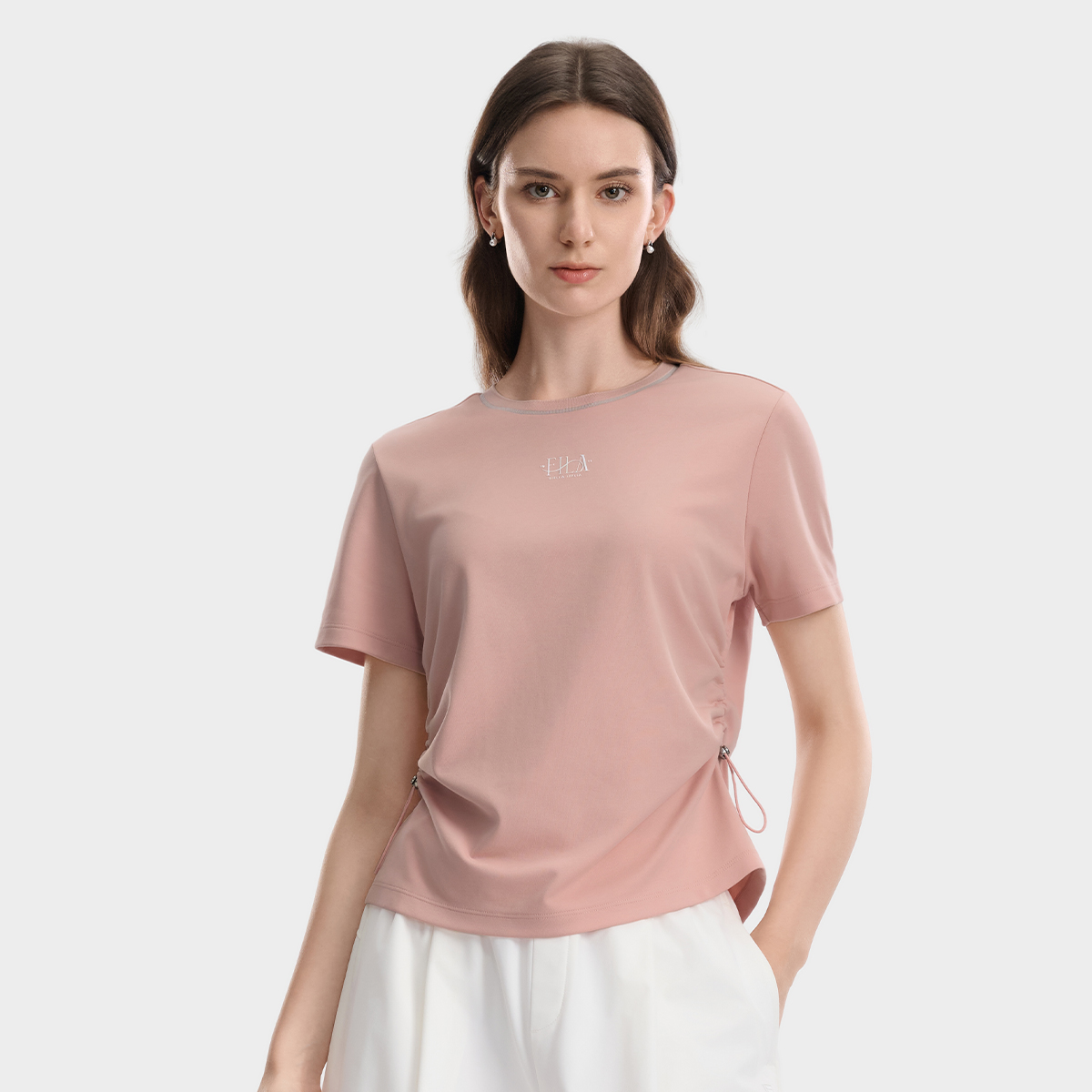 FILA Women Knitted Short Sleeve Top