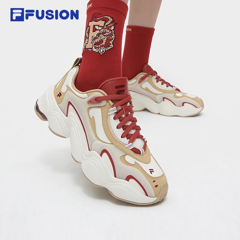 [ CNY Collection ] FILA FUSION TENACITY CNY Chinese New Year FUSION SNEAKERS Women's Sneakers in Purple