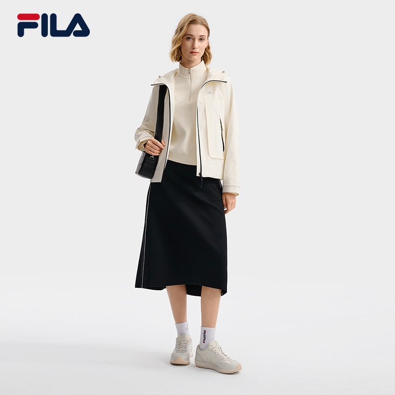 FILA CORE LIFESTYLE WHITE Women Woven Jacket