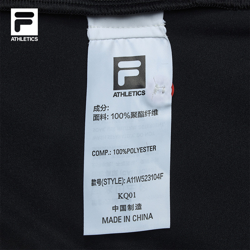 FILA CORE ATHLETICS TENNIS ELECTRONIC SWING Women Polo T-shirt (Black / Pink / White)