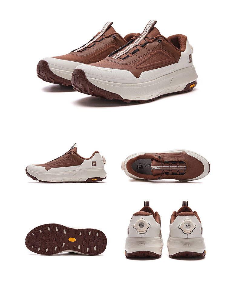 FILA CORE SPORT PERFORMANCE FILA BOA EXPLORER 3 Men Sneakers（Black/Brown)