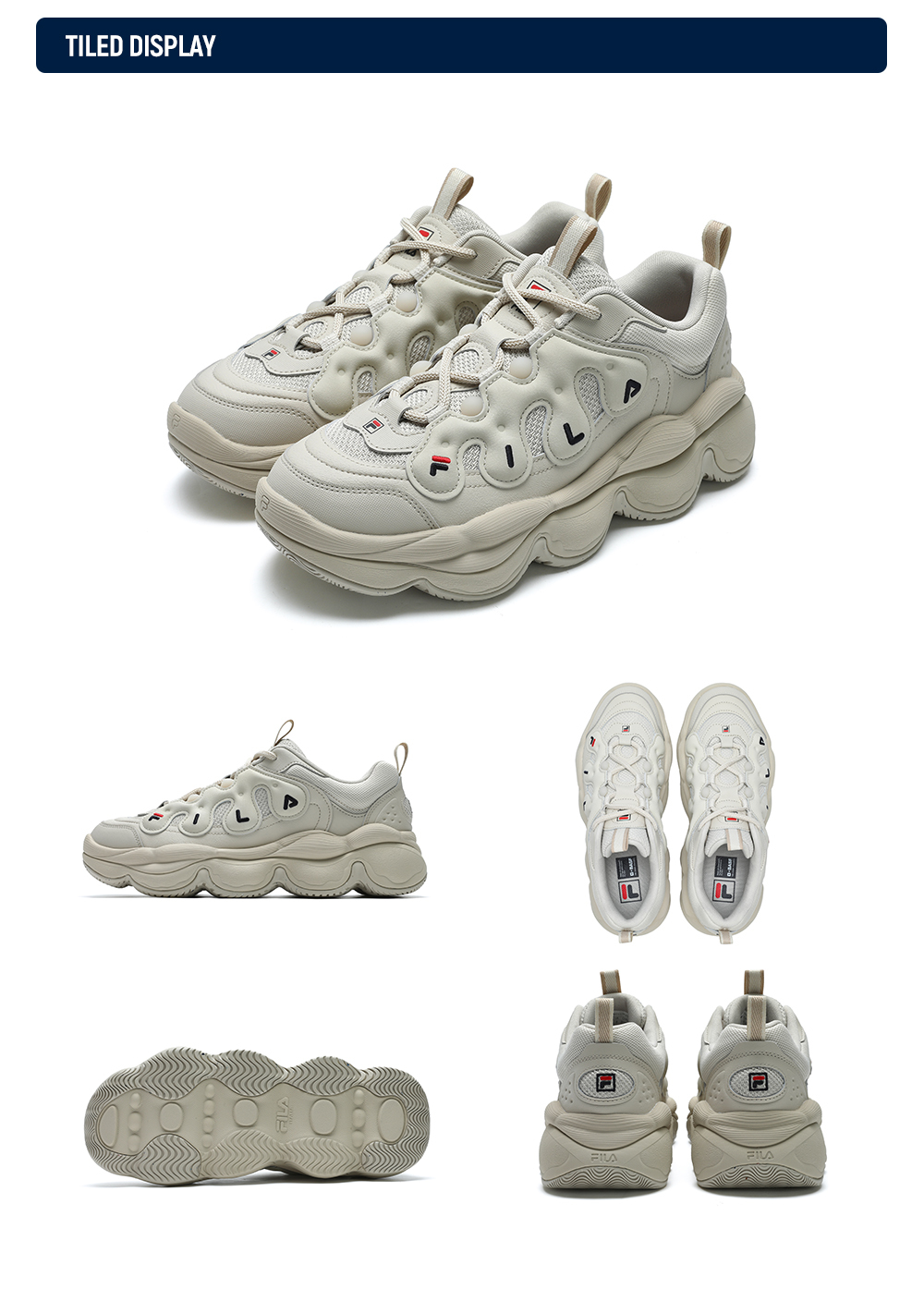 FILA CORE FASHION PEASE Men Sneakers (Yellow / Black / White / Sand)