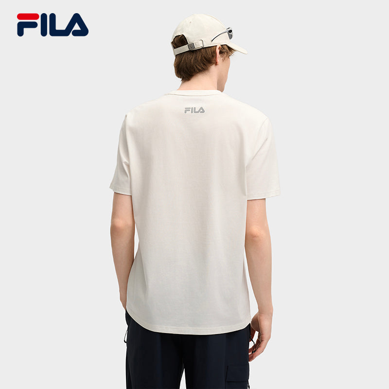 FILA CORE LIFESTYLE ORIGINALE VANGUARD EXPLORATION Men Short Sleeves T-Shirt (Black / Light Green / White)