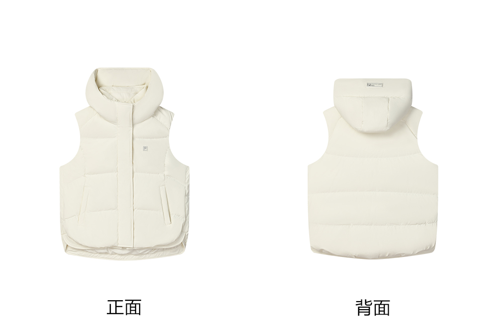 FILA CORE LIFESTYLE WHITE ORTISEI Women Down Jacket Vest