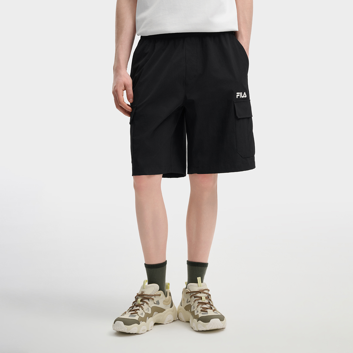 FILA CORE LIFESTYLE FILA ORIGINALE Football Culture Men Woven Shorts