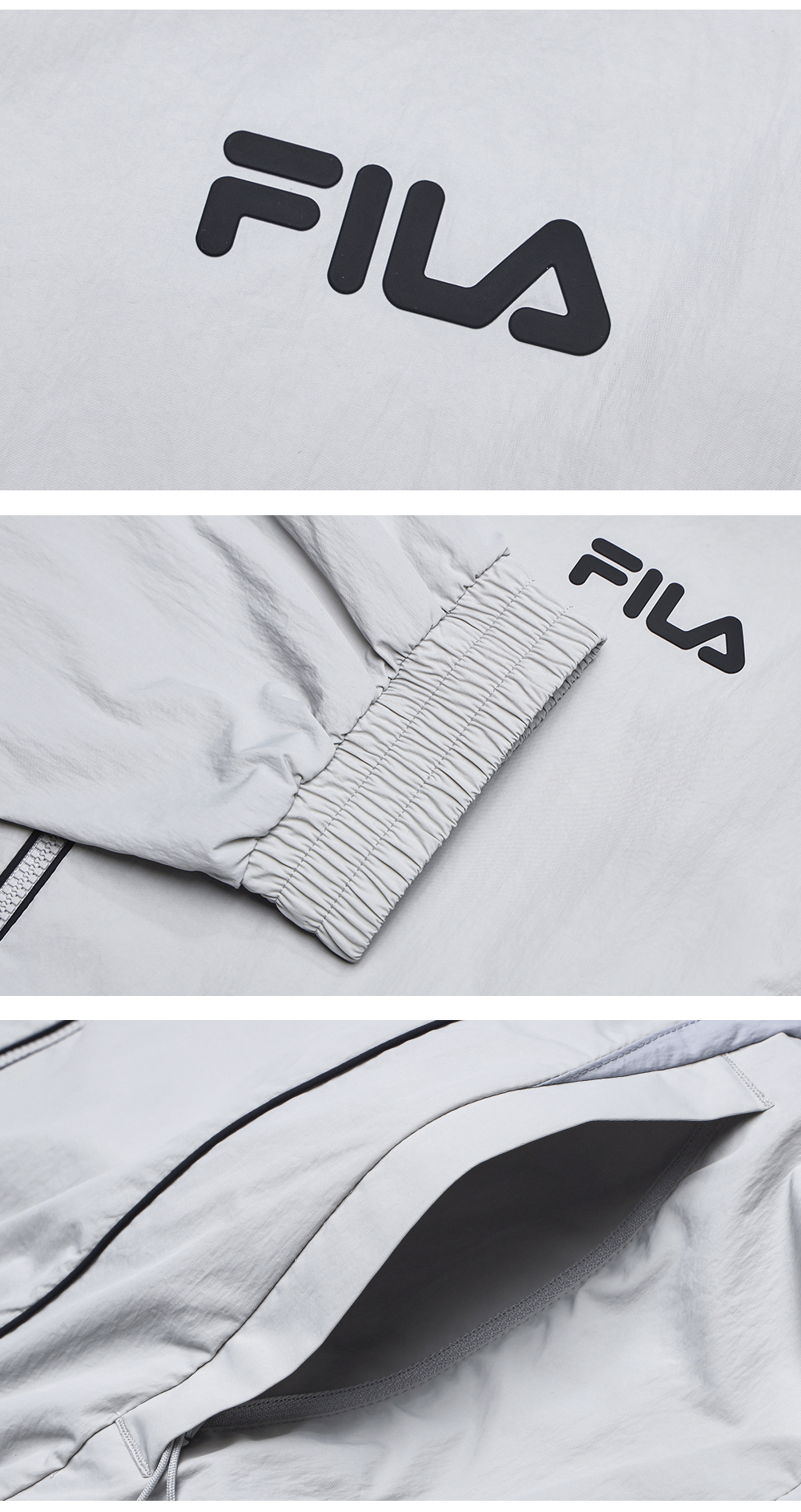 FILA CORE LIFESTYLE ORIGINALE VANGUARD EXPLORATION Men Woven Jacket (Ash)