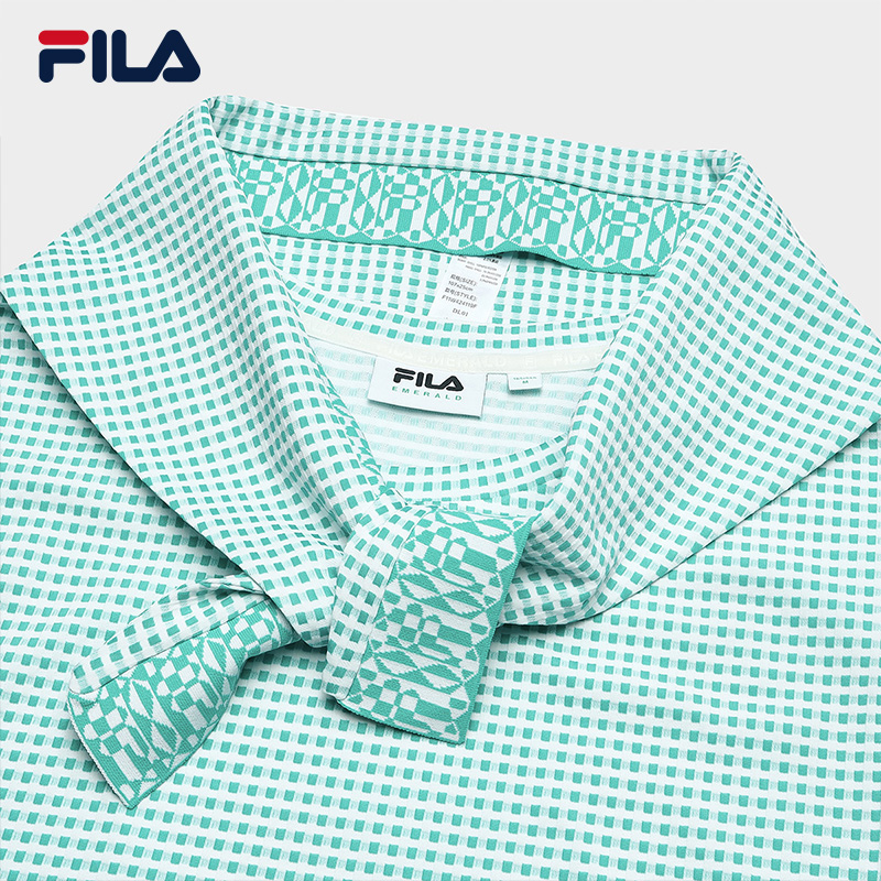 FILA CORE WHITE LINE EMERALD Women Short Sleeve T-shirt