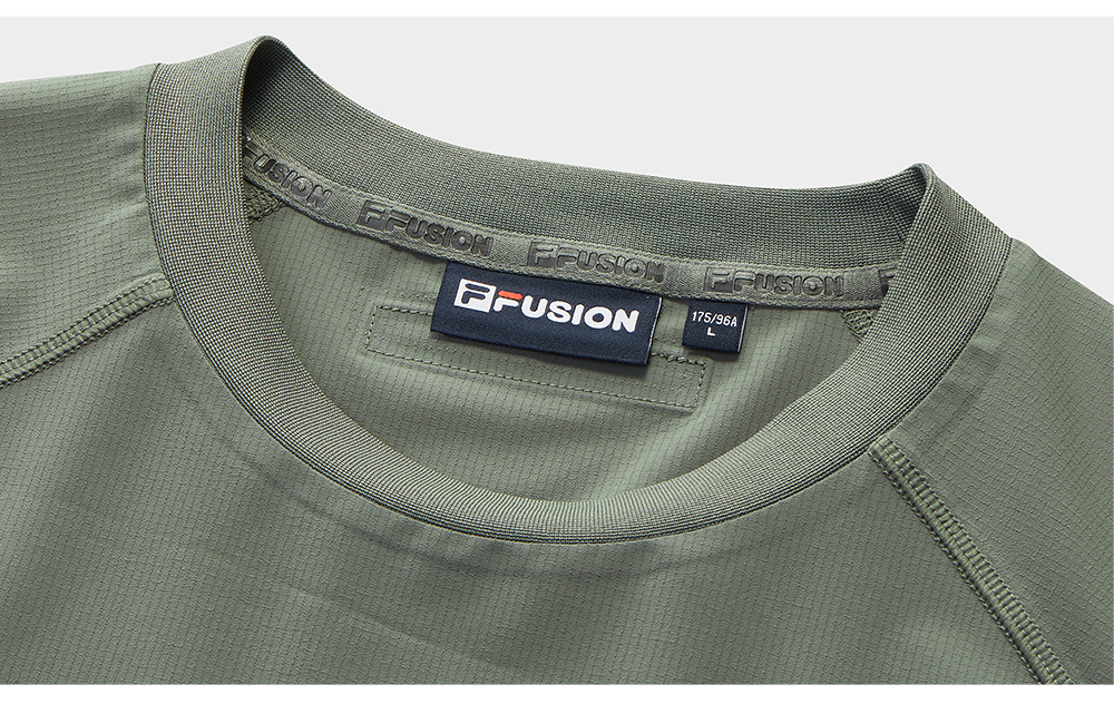 FILA FUSION  FUSION LIFE FUSIONEER DOWNTOWN DRIFT Men Short Sleeve T-shirt (Blue / Green)