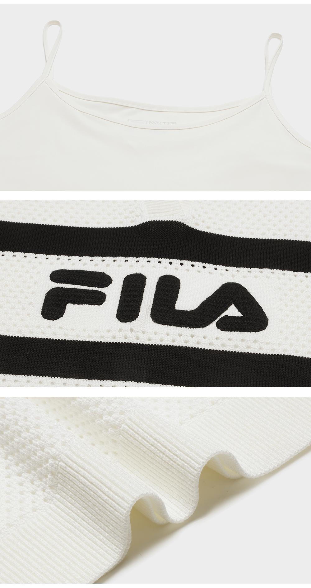 FILA CORE LIFESTYLE ORIGINALE DREAMS ON THE COURT Women 2-piece Top (White)