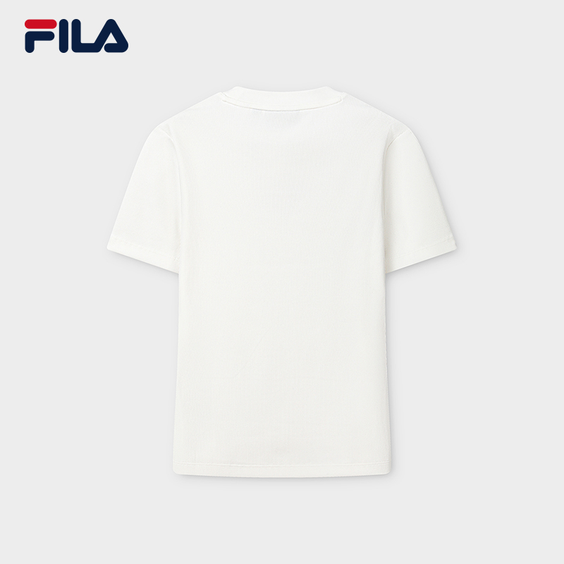 [Mini Yang's Pick] FILA Women Knitted Short Sleeve Top