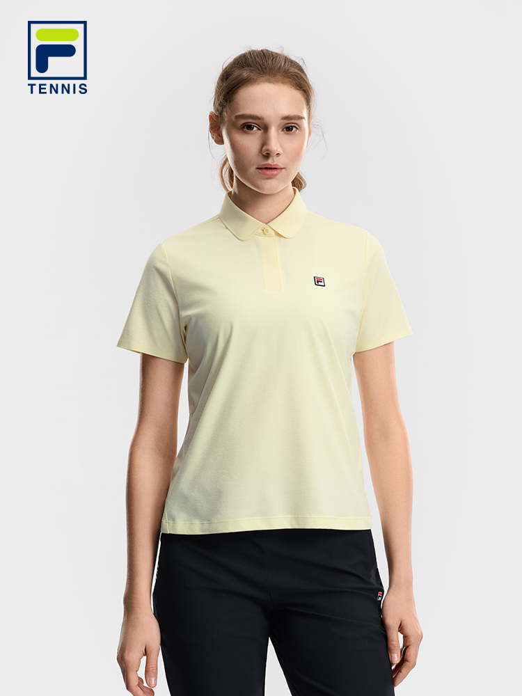 FILA WOMEN'S TENNIS Knitted Short Sleeve Polo Shirt | FILA Official Online
