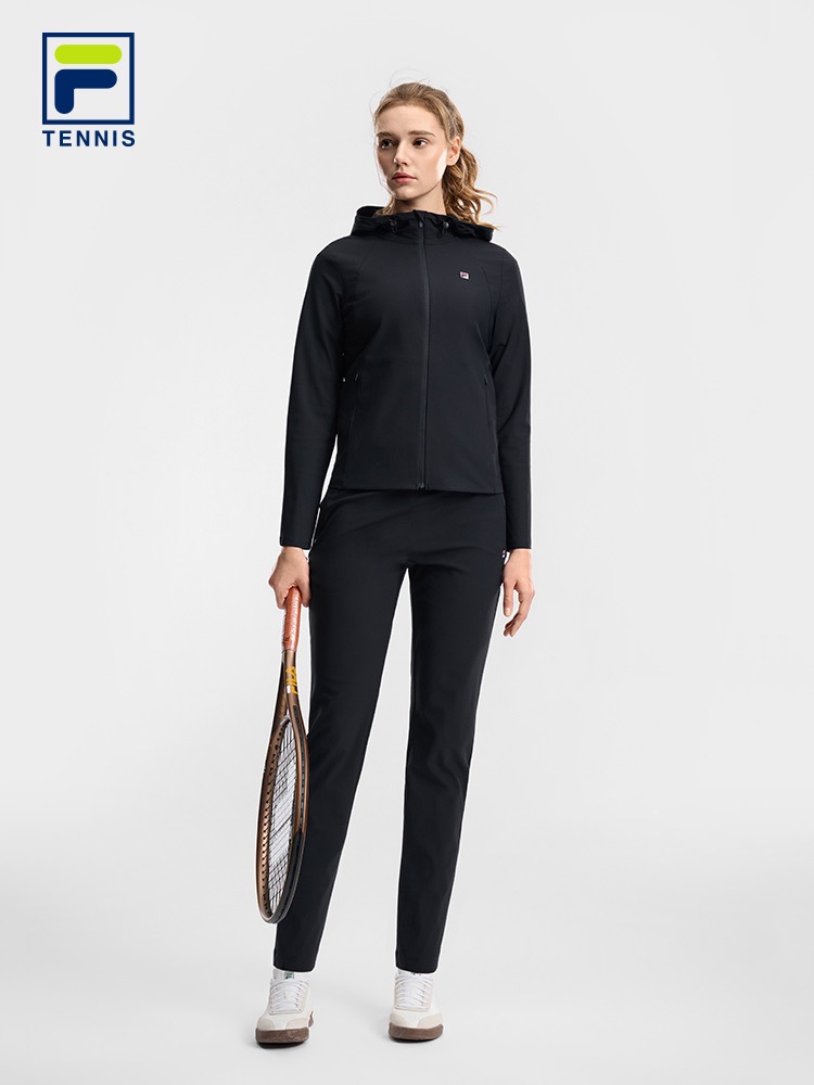 FILA WOMEN'S TENNIS Knitted Hooded Jacket