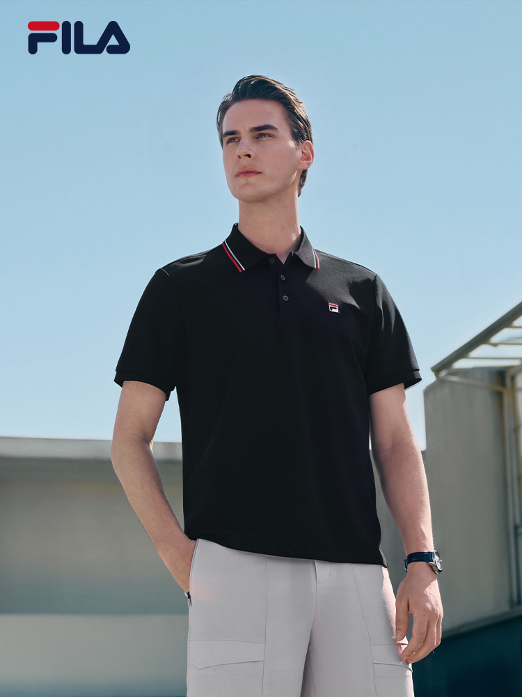 FILA MEN'S F.C. Knitted Short Sleeve Polo Shirt