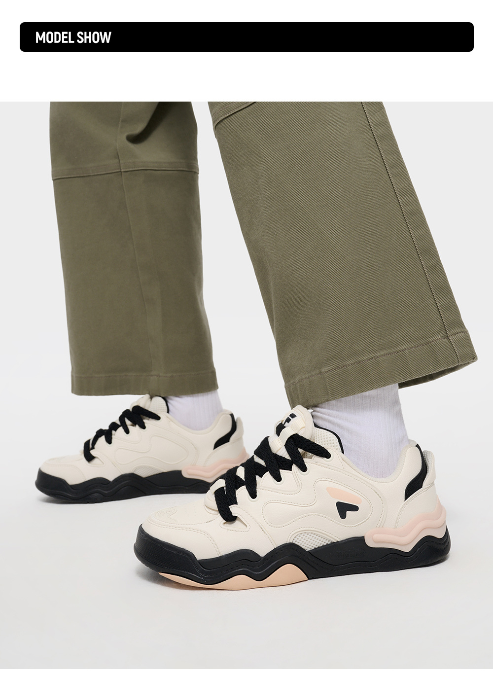 FILA FUSION FUSION KICK DX Women Skate Shoes (Pink / White)