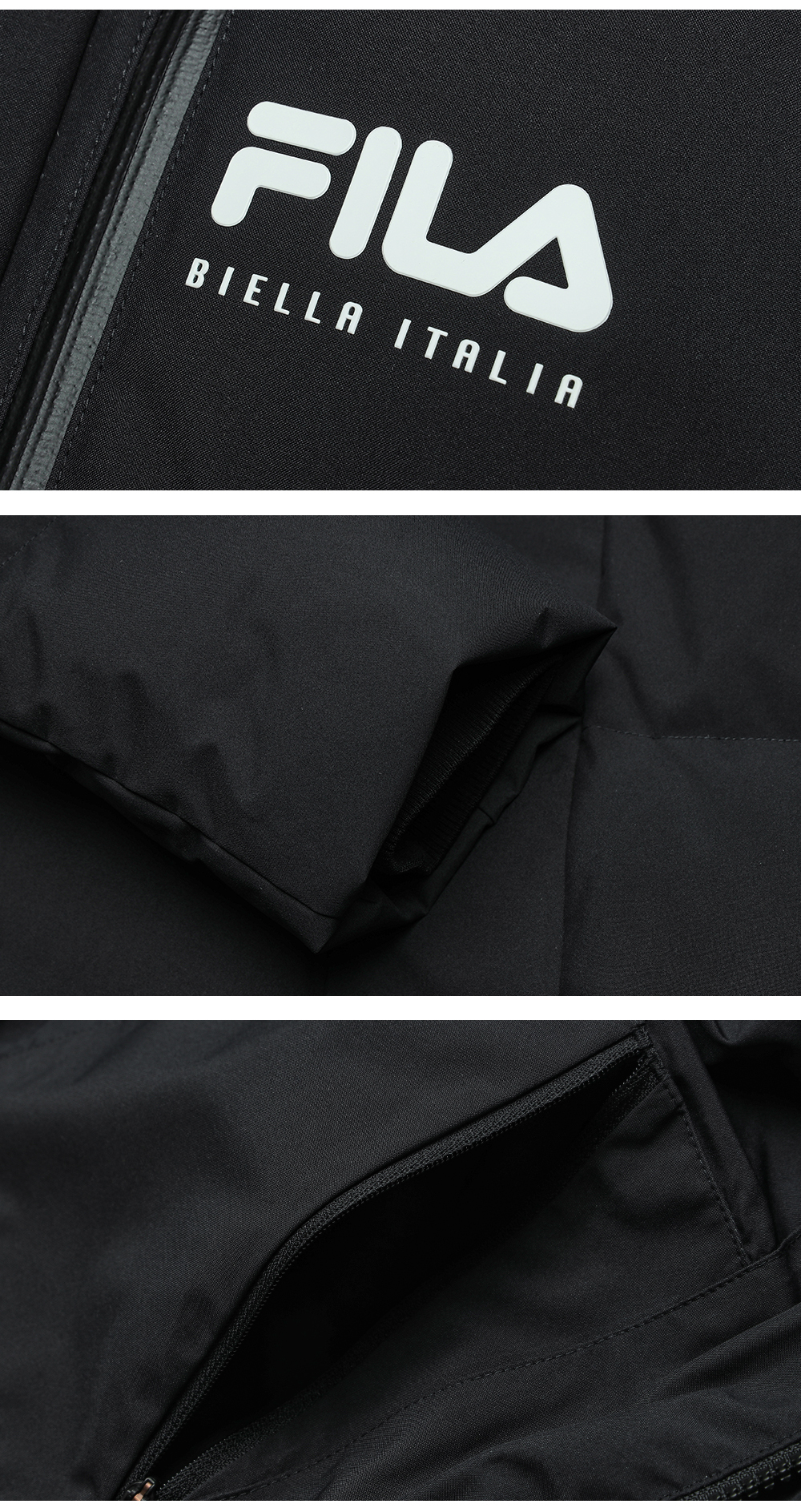FILA CORE LIFESTYLE FILA ORIGINALE WINTER TENNIS CLUB Men Down Jacket (Black)