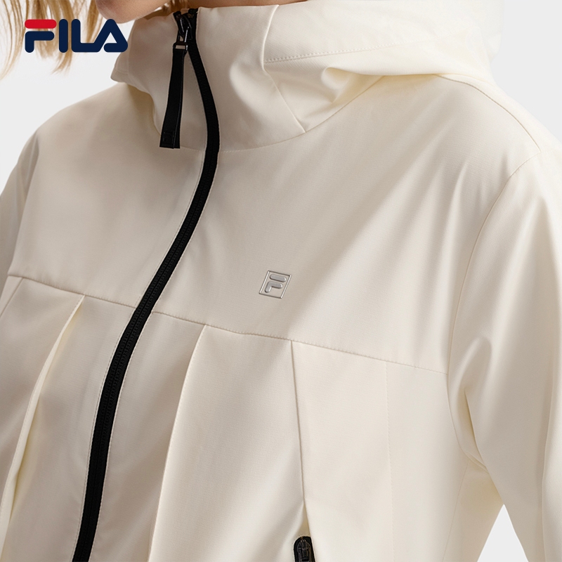 FILA CORE LIFESTYLE WHITE Women Woven Jacket