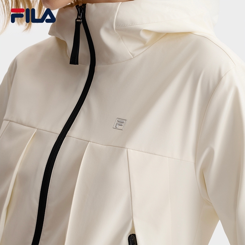 FILA CORE LIFESTYLE WHITE Women Woven Jacket