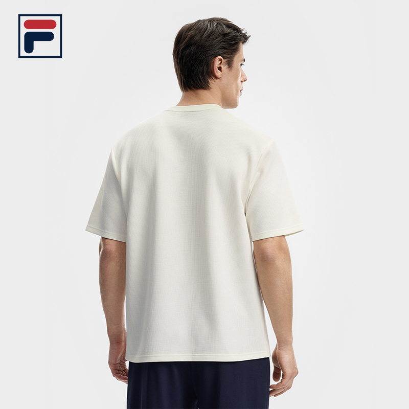 FILA ATHLETICS Men Knitted Short Sleeve Top