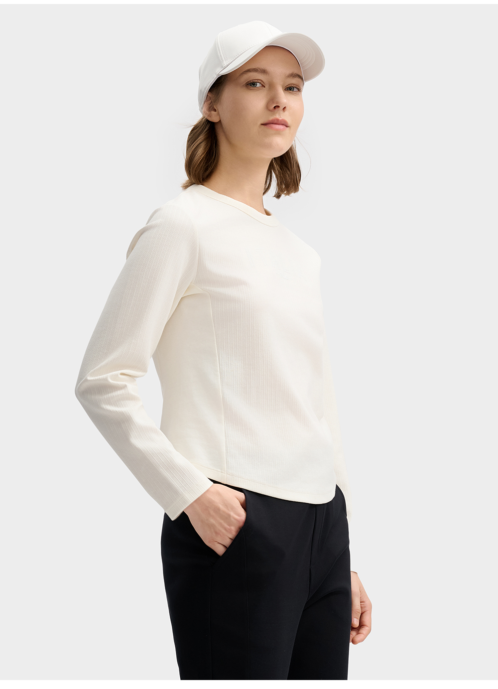 FILA CORE LIFESTYLE WHITE LINE THE GALLERIA VITTORIO EMANUELE II Women Sweatshirt (Ash)