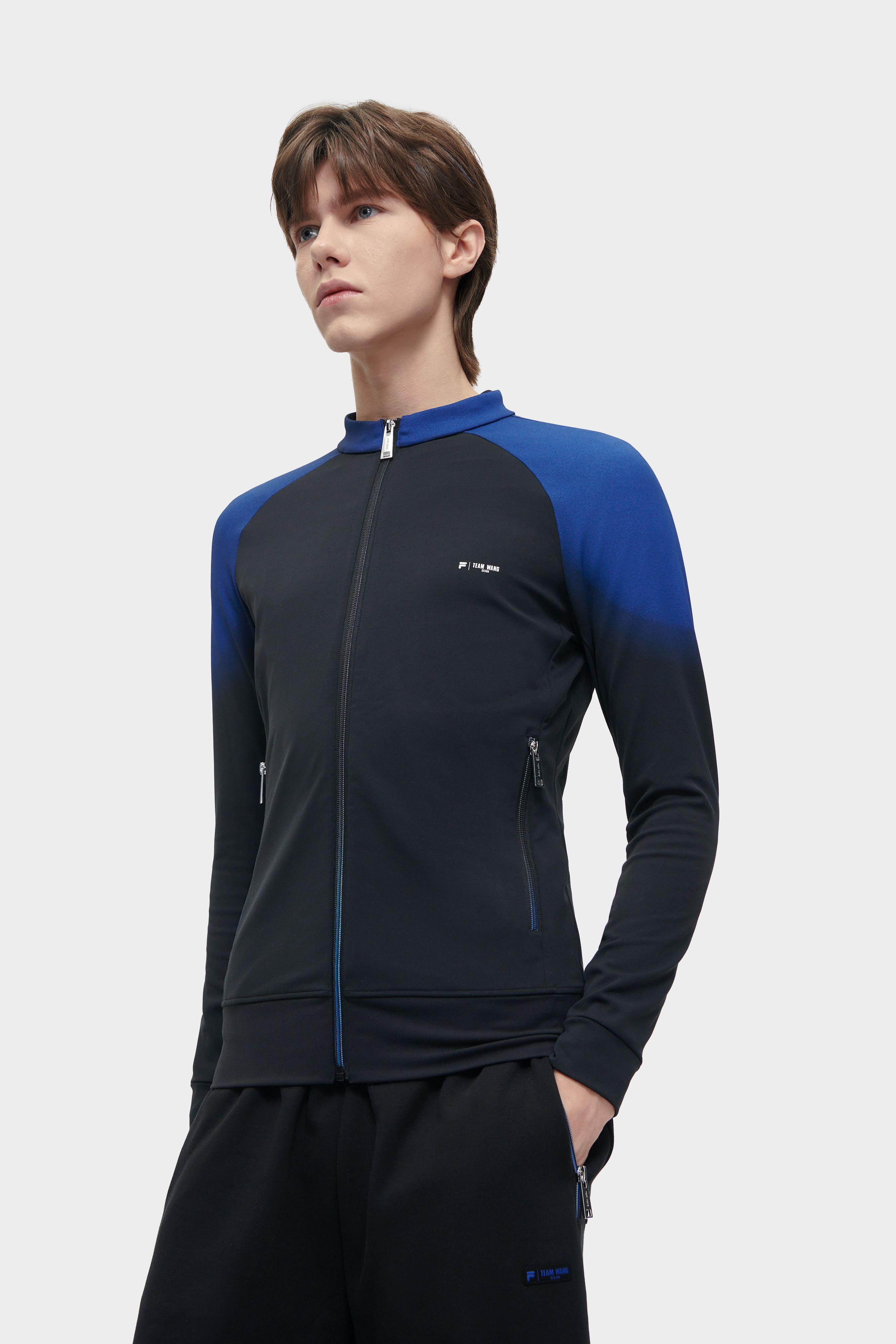 FILA FUSION x TEAM WANG DESIGN Men's Knit Top in Black