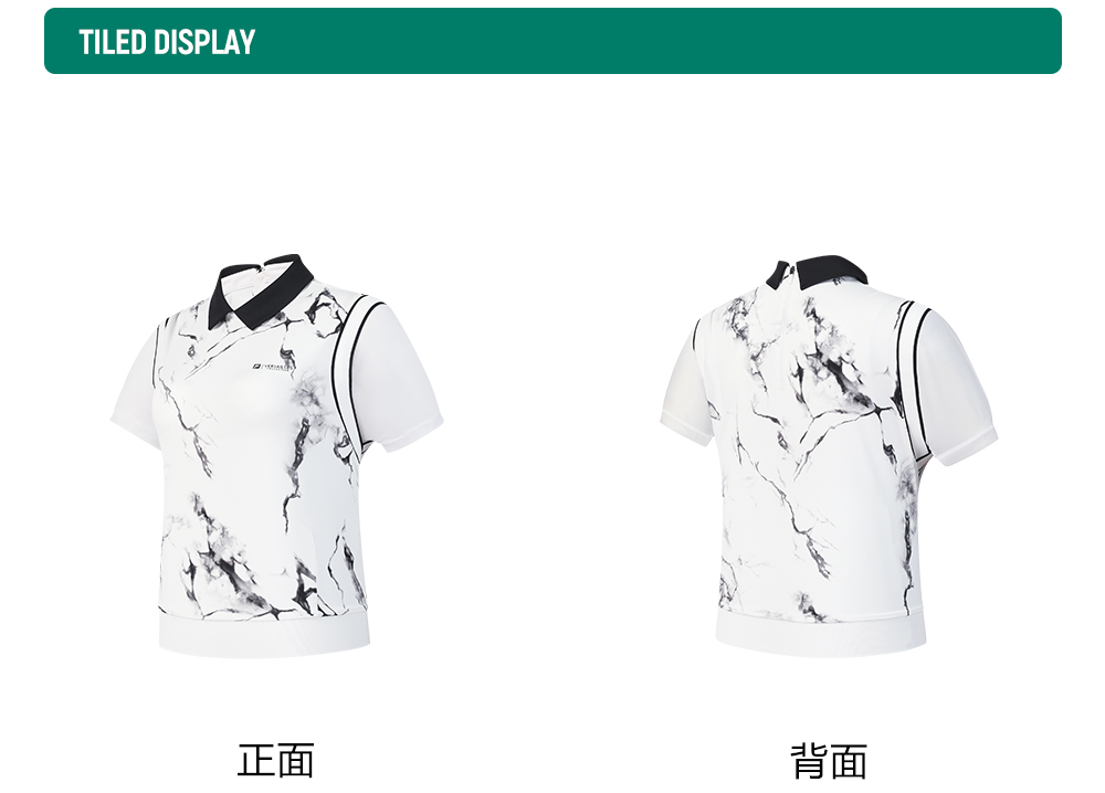 FILA CORE ATHLETICS GOLF2 Women Short Sleeve Polo (Full Print)
