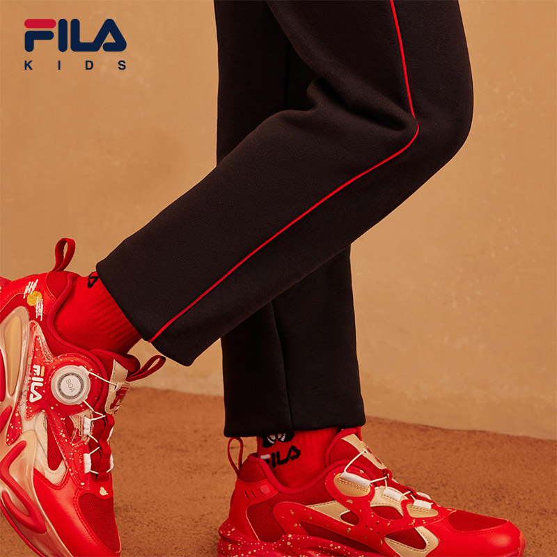 FILA KIDS ORIGINALE Girl's Knit Pants in Navy