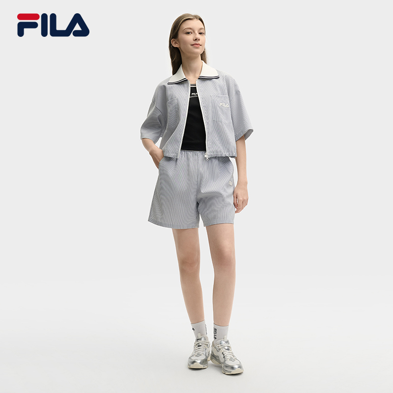 FILA CORE LIFESTYLE ORIGINALE DREAMS ON THE COURT Women Woven Shorts (White)