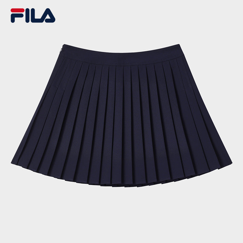 テニス】ストライプジャガード フレアスコート レディース|FILA