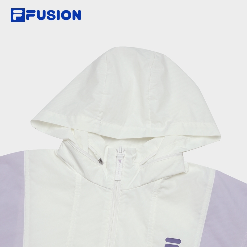 FILA FUSION BASKETBALL INLINE UNIFORM Women's Jacket with UV Protection in White (ComFi Shield)