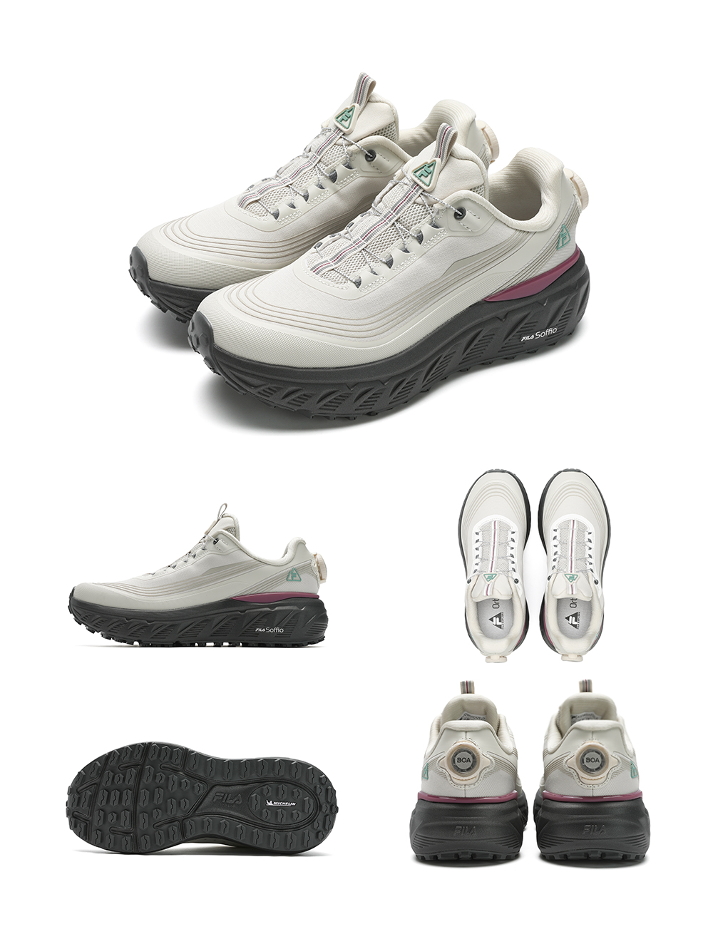 FILA CORE ATHLETICS BOA EXPLORER 1+ Women Sneakers (Black / Light Green)
