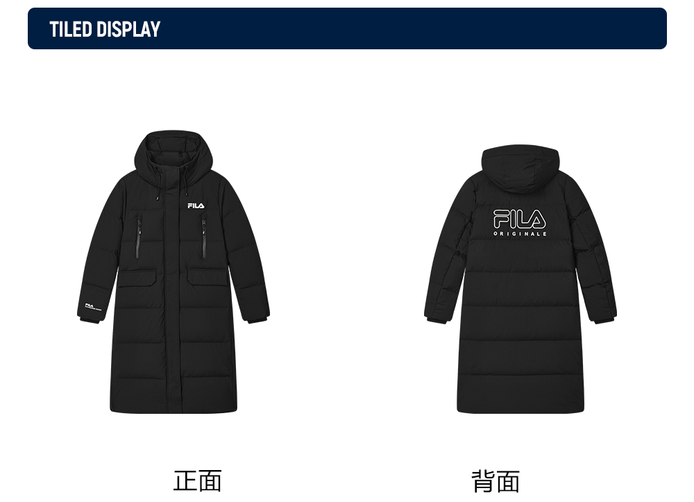 FILA CORE LIFESTYLE FILA ORIGINALE WINTER TENNIS CLUB Women Down Jacket (Black / Pink / White)