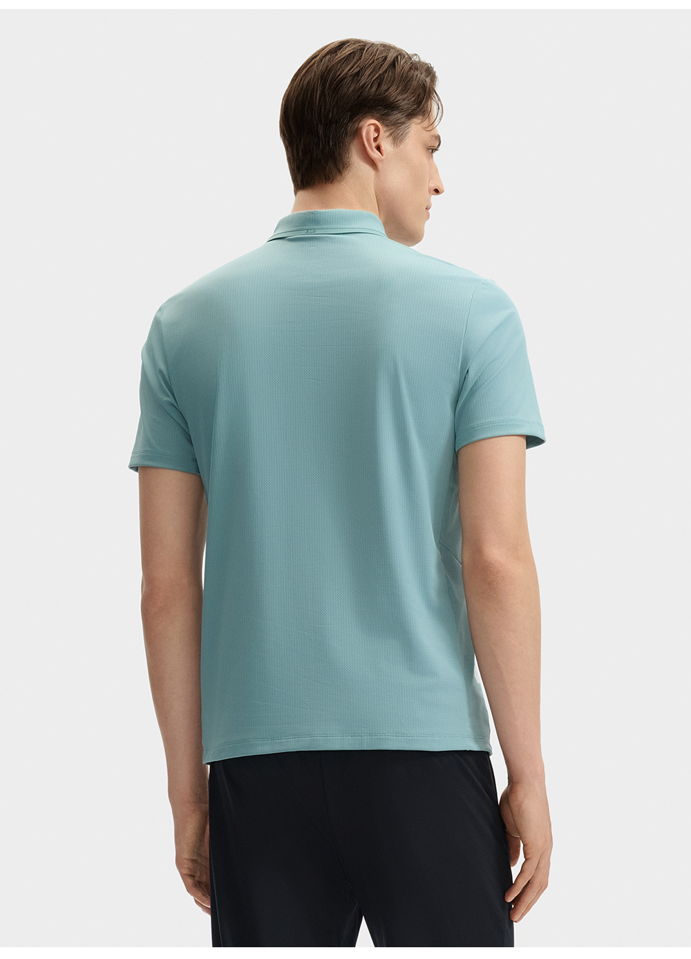 FILA CORE LIFESTYLE BLUE Men Short Sleeve Polo (Black / Blue)
