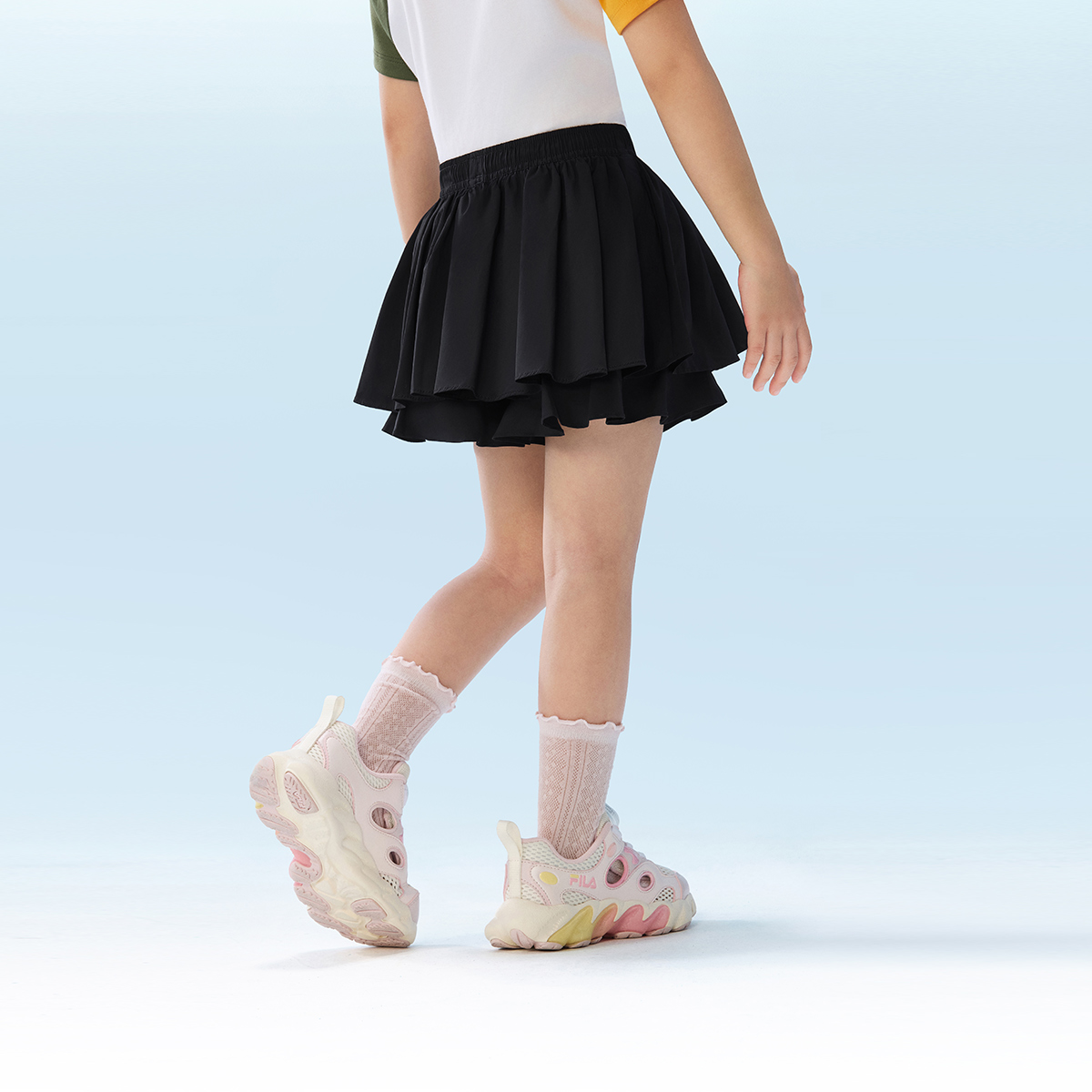 FILA KIDS CROSS OVER Girls Football Culture Skorts