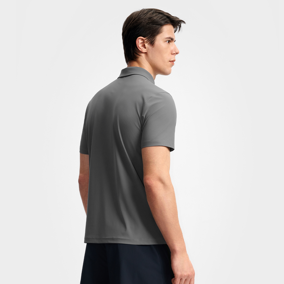 FILA ATHLETICS Men Knitted Short Sleeve Polo Shirt