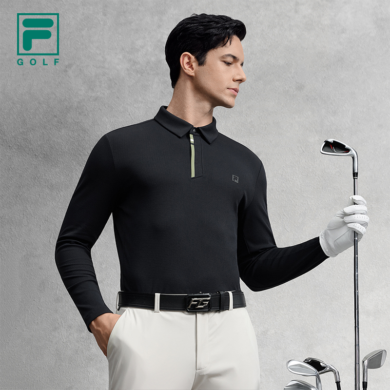 FILA CORE ATHLETICS GOLF BTB Elegant Duality Men Long Sleeve Polo