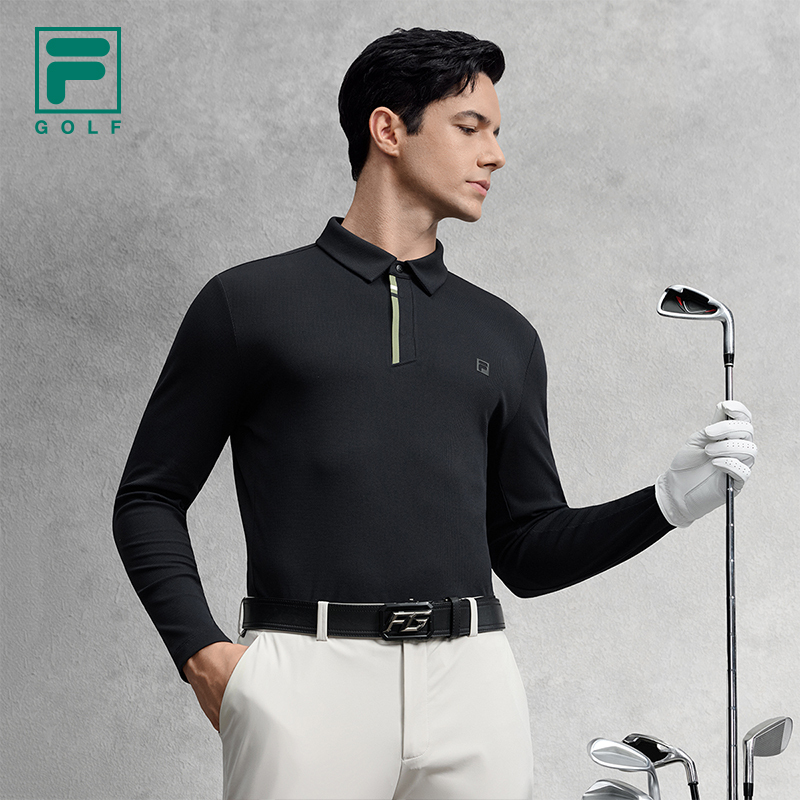 FILA CORE ATHLETICS GOLF BTB Elegant Duality Men Long Sleeve Polo